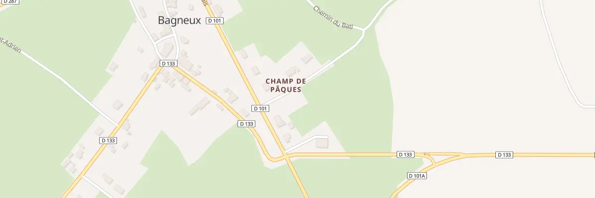 Plan du 5100 Champ de Paques à Bagneux