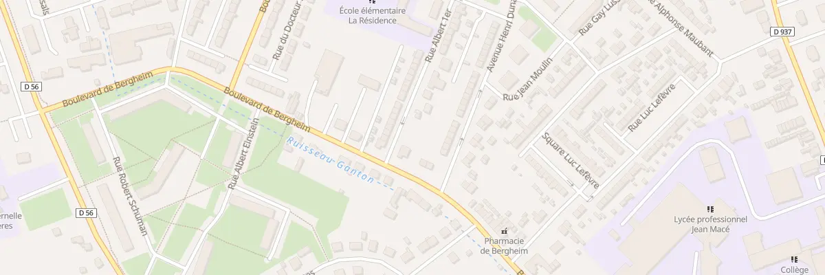 Plan du 64 Bd de Bergheim à Chauny