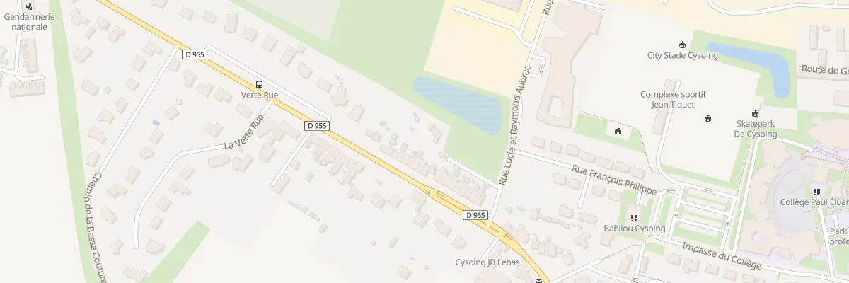 Plan du 698 Rue Jean-baptiste Lebas à Cysoing