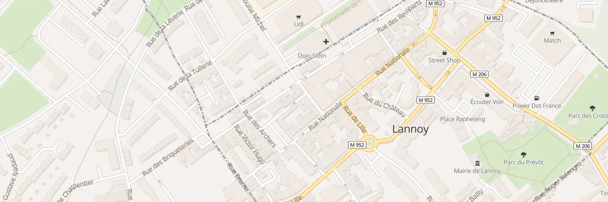 Plan du 1 Rue du Haut Jardin à Lannoy