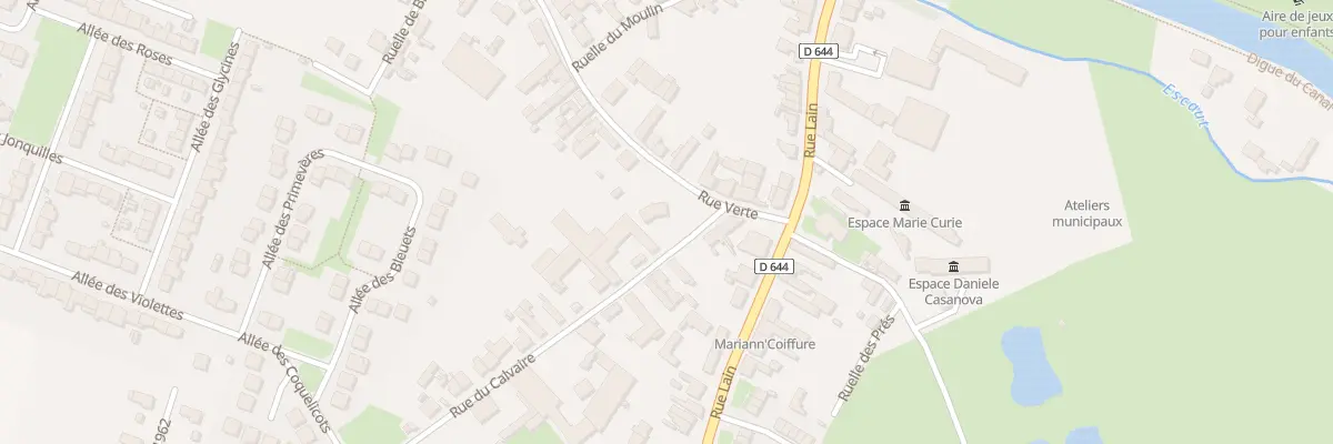 Plan du 1 Rue Verte à Masnières