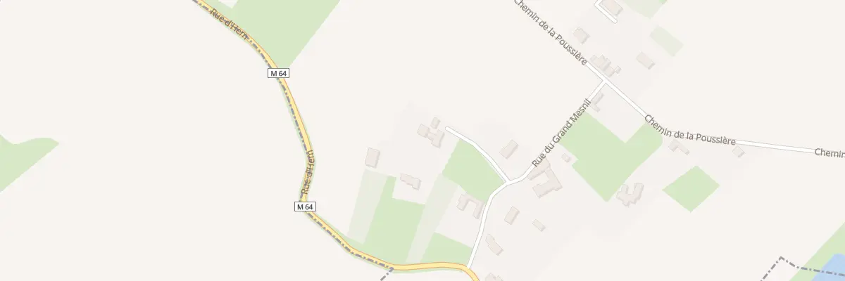 Plan du 20 Rue du Mesnil à Sailly-lez-Lannoy