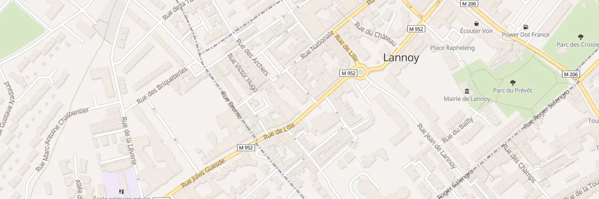 Plan du 51 Rue Nationale à Lannoy