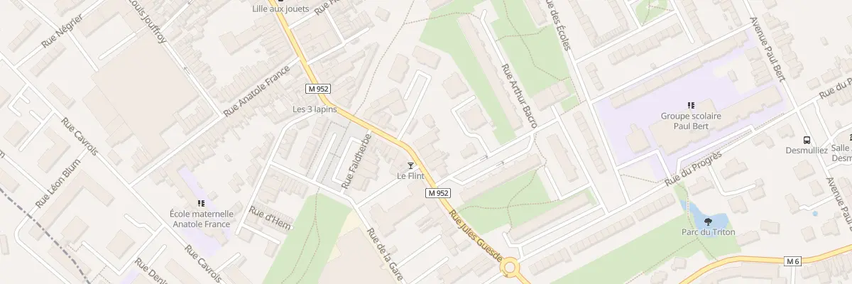 Plan du 30 Rue Jules Guesde à Lys-lez-Lannoy