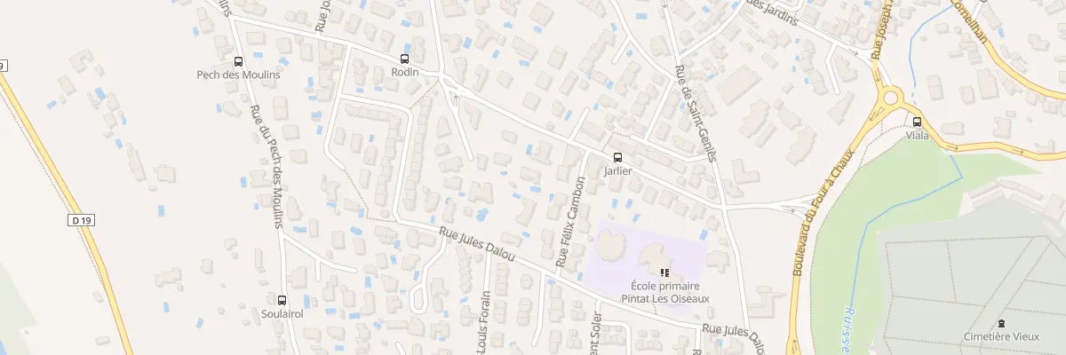 Plan du 19Q Rue Chem de l’Eveque à Béziers