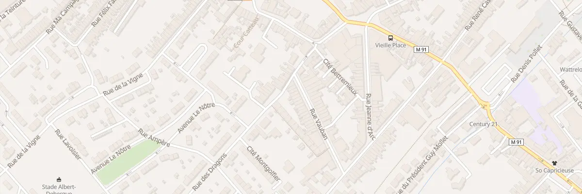 Plan du 53 Rue Vauban à Wattrelos