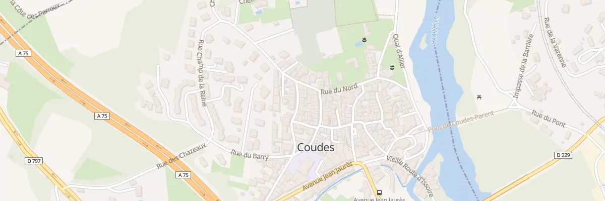 Plan du 20B Rue de Teyras Grandval à Coudes