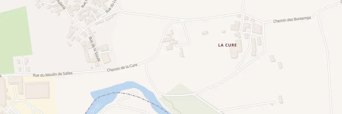 Plan du 9 Che de la Cure à Saint-Germain-de-Salles