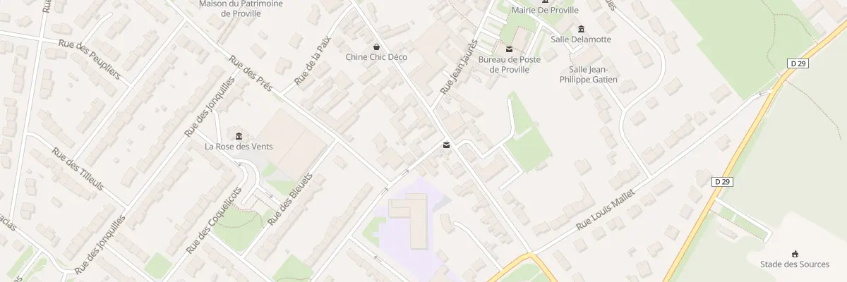 Plan du 34 Rue Gabriel Péri à Proville
