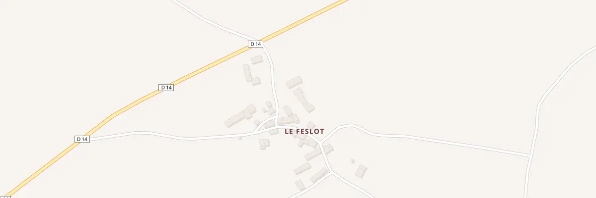 Plan du 1 Ham Le Feslot à Bouhy