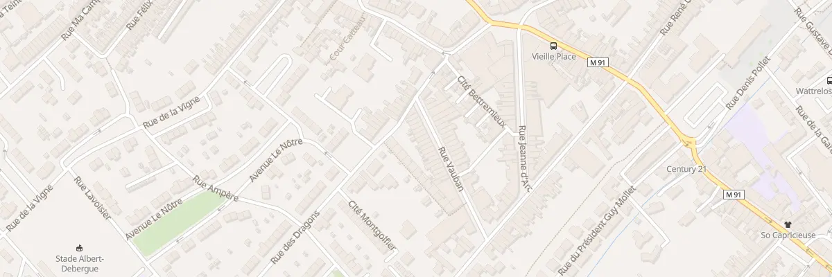 Plan du 49 Rue Vauban à Wattrelos