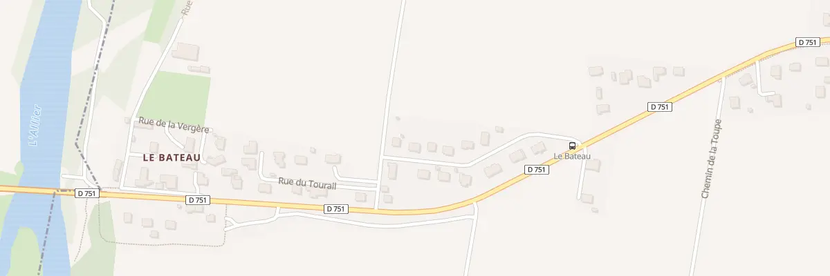 Plan du 14 Rue de la Batellerie à Mirefleurs