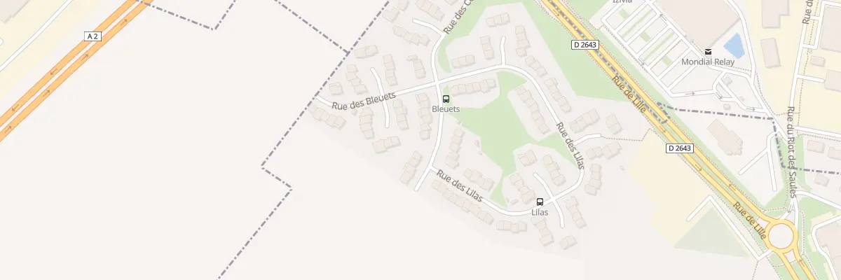 Plan du 46 Rue des Colombes à Neuville-Saint-Rémy