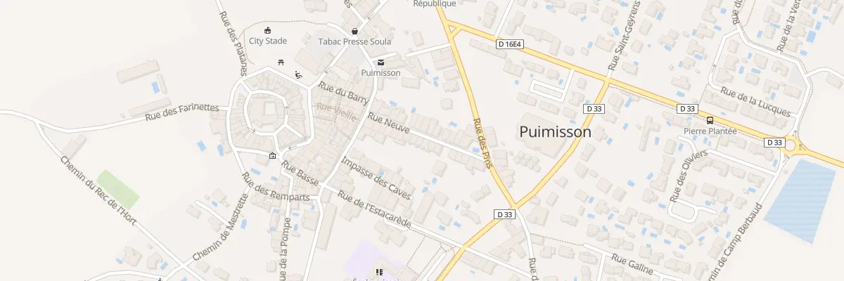 Plan du 15 Rue Neuve à Puimisson