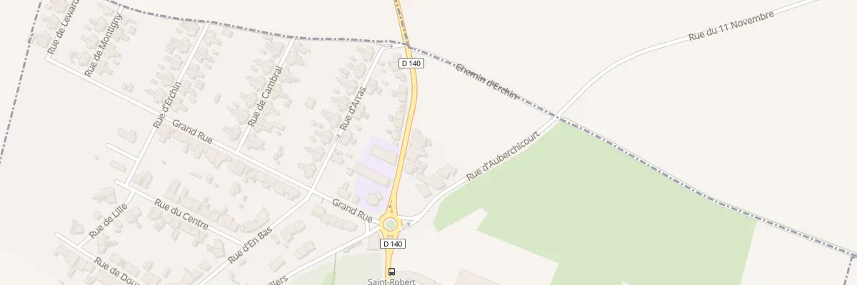 Plan du 68 Rue de Masny à Monchecourt