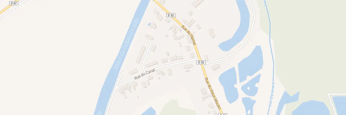 Plan du 3 Rue du Canal à Seraucourt-le-Grand