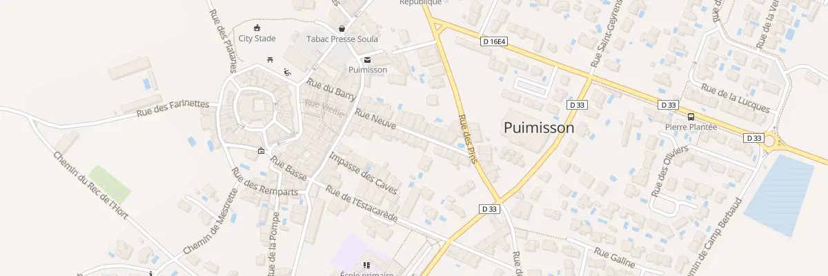 Plan du 17 Rue Neuve à Puimisson