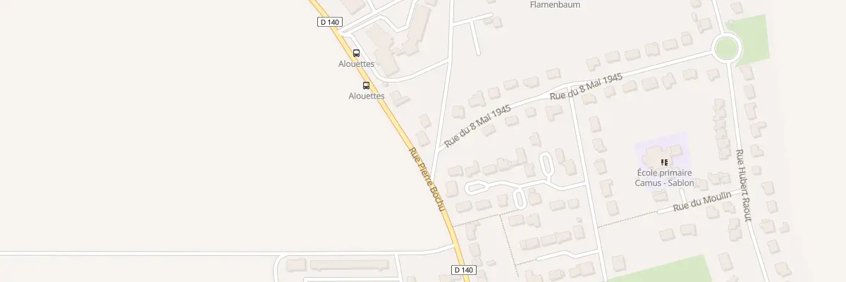 Plan du 68 Rue Pierre Bochu à Féchain