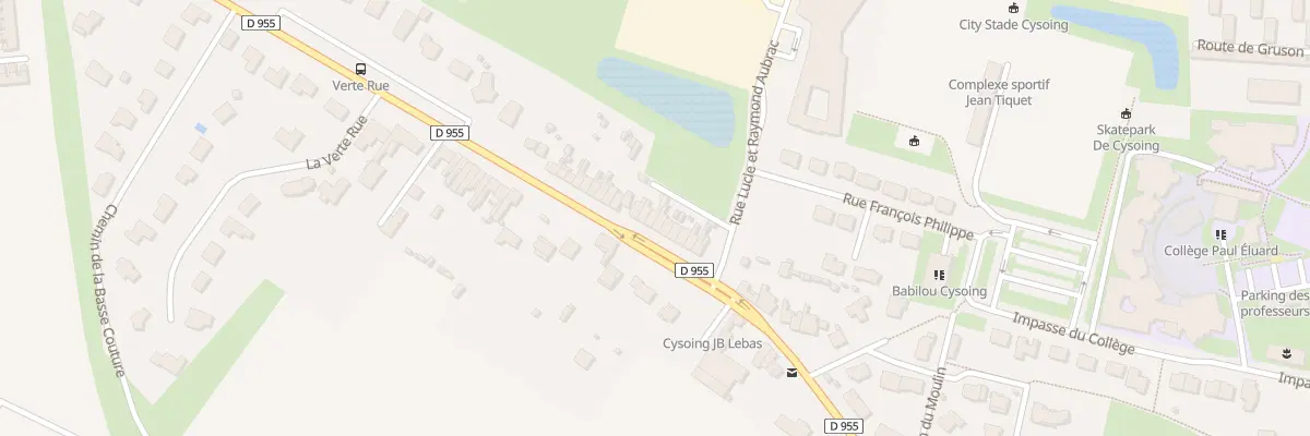 Plan du 652 Rue Jean-baptiste Lebas à Cysoing