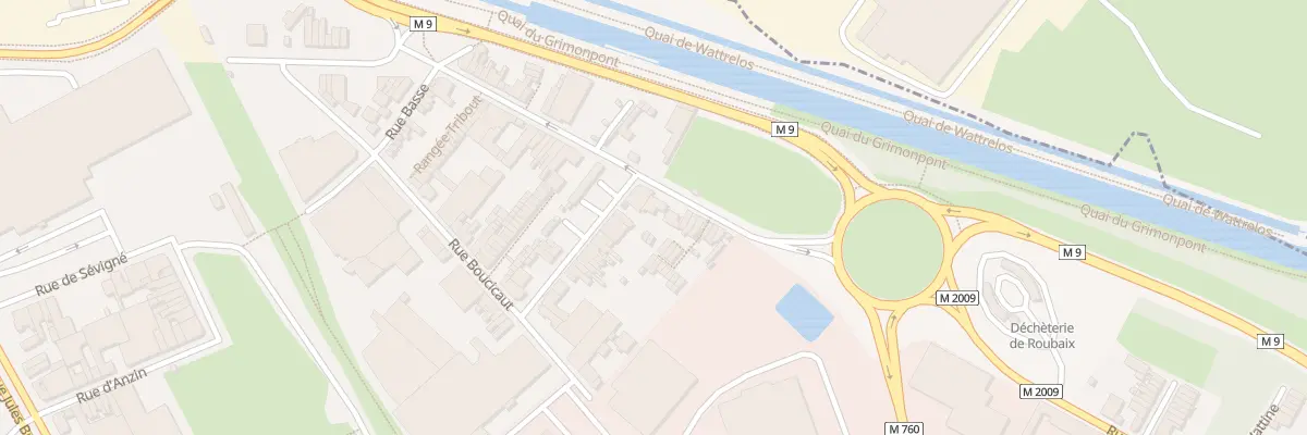 Plan du 52 Rue de Leers à Roubaix