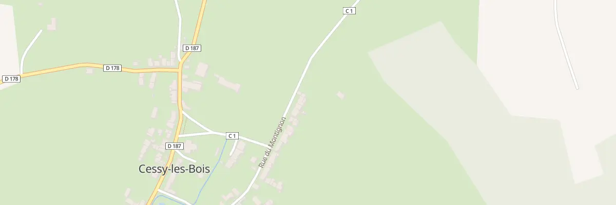Plan du 36 Rue du Montignon à Cessy-les-Bois