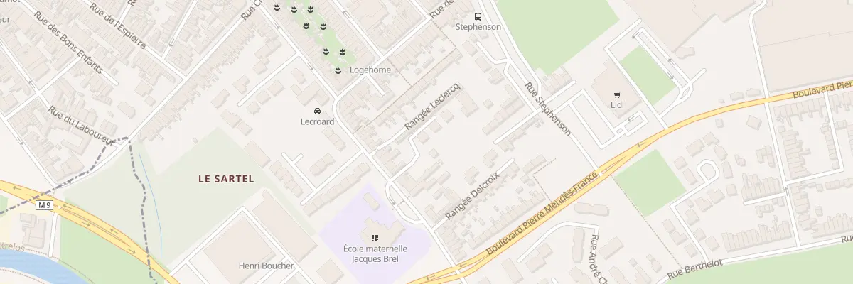 Plan du 25A Rue Georges Seghers à Wattrelos