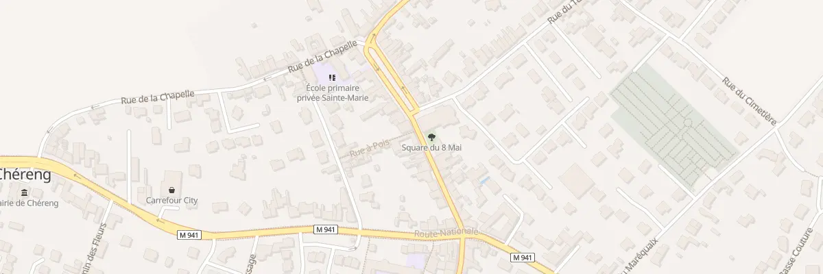 Plan du 21 Rue Clotaire Duquennoy à Chéreng