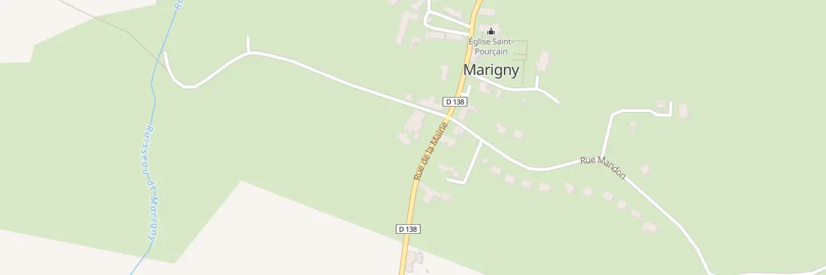 Plan du 6 Rue de la Mairie à Marigny