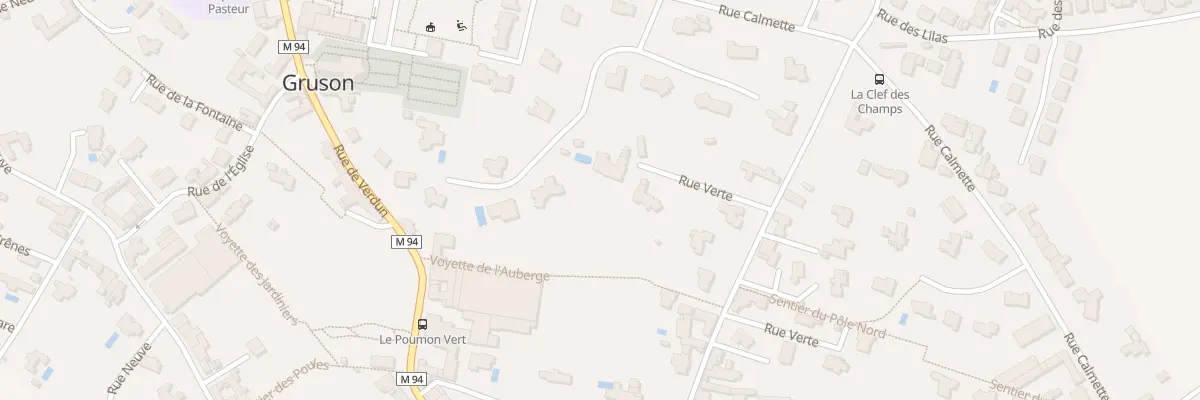 Plan du 13 Rue Verte à Gruson