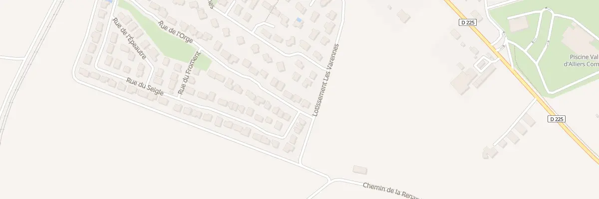 Plan du 383 Rue de l’Orge à Vic-le-Comte