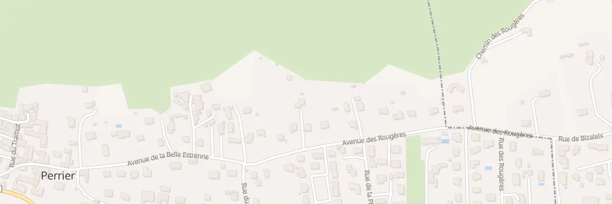 Plan du 7 Av des Rougères à Perrier