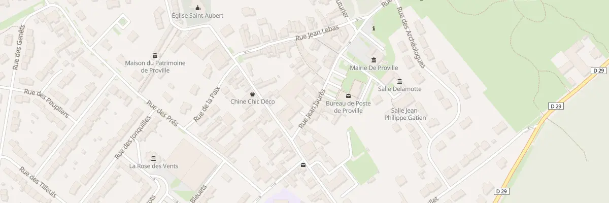 Plan du 20 Rue Jean Jaurès à Proville