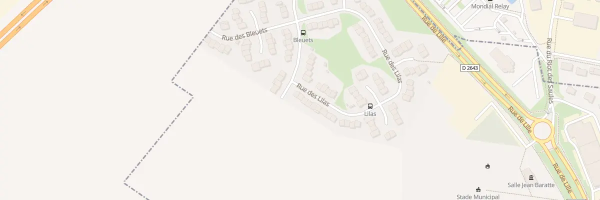 Plan du 113 Rue des Lilas à Neuville-Saint-Rémy