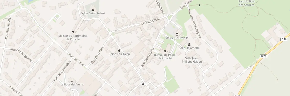 Plan du 14 Rue Jean Jaurès à Proville