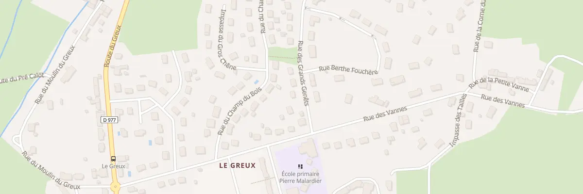 Plan du 61 Rue des Grands Genêts à Urzy