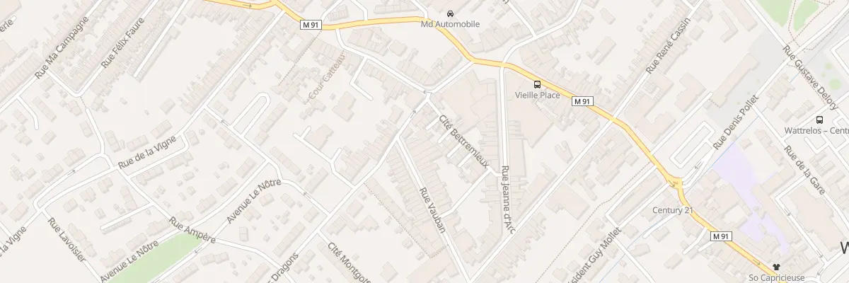 Plan du 56 Rue Vauban à Wattrelos