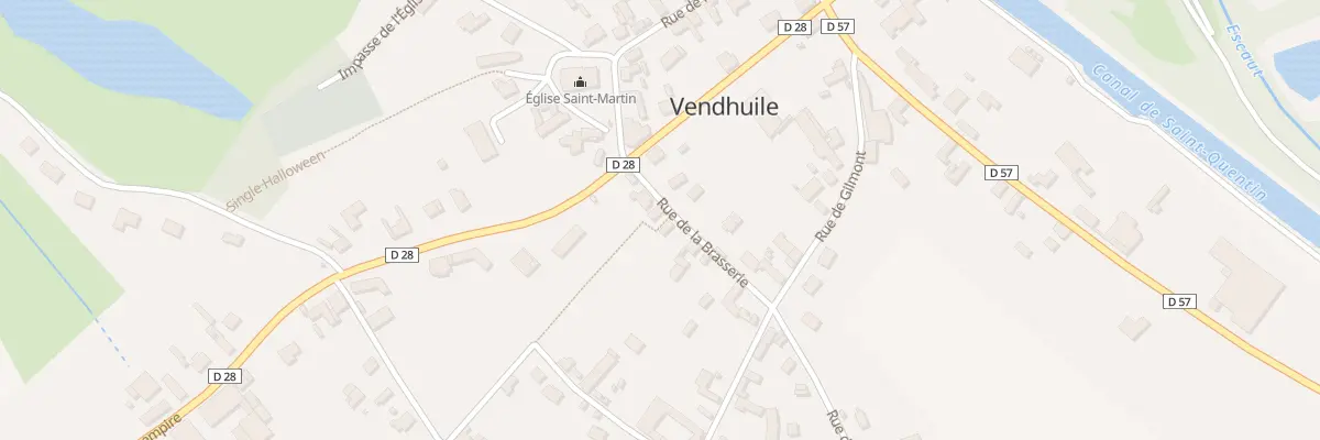 Plan du 2 Rue de la Brasserie à Vendhuile