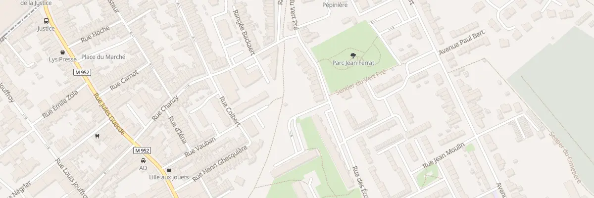 Plan du 240 Rue du Vert Pré à Lys-lez-Lannoy
