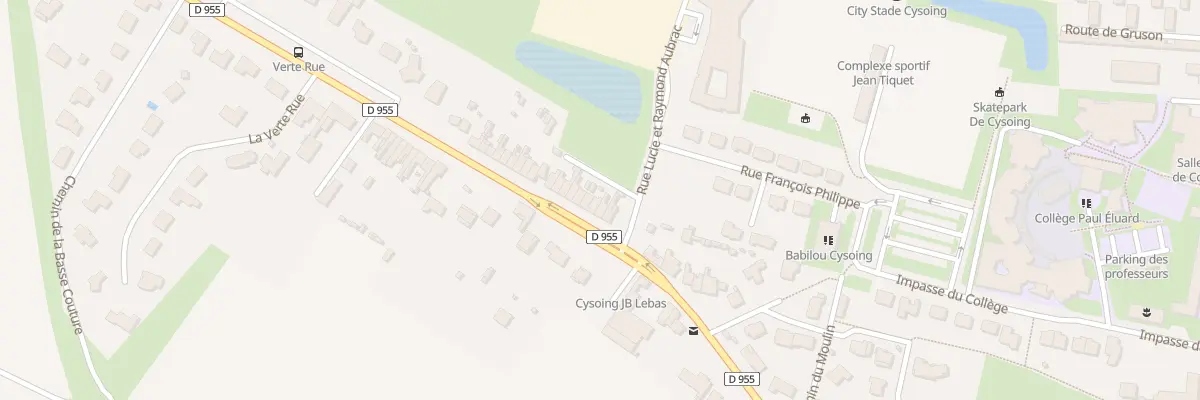 Plan du 626 Rue Jean-baptiste Lebas à Cysoing