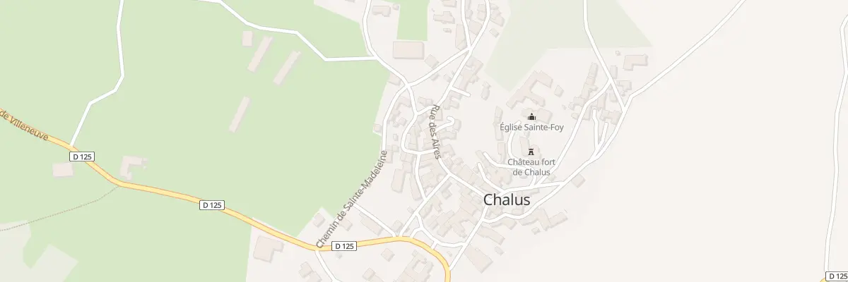 Plan du 5003 Rue des Aires à Chalus