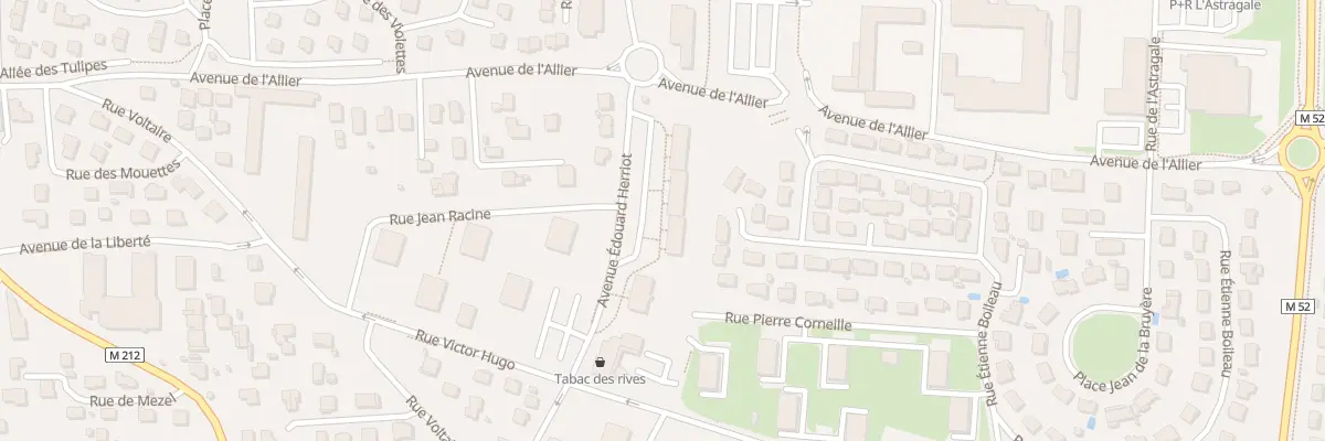 Plan du 3 Av Edouard Herriot à Cournon-d’Auvergne