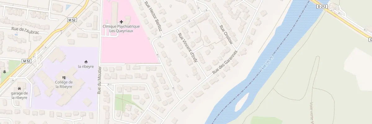Plan du 9 Rue Vincent d’Indy à Cournon-d’Auvergne