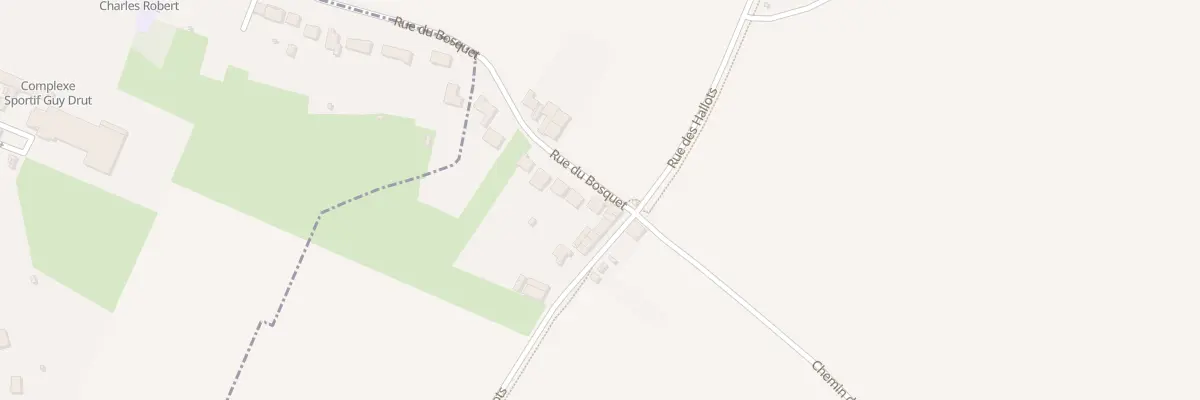 Plan du 44 Rue du Bosquet à Écaillon