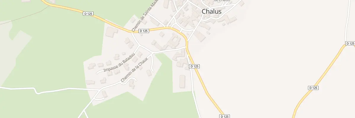 Plan du 5003 Che des Sources à Chalus