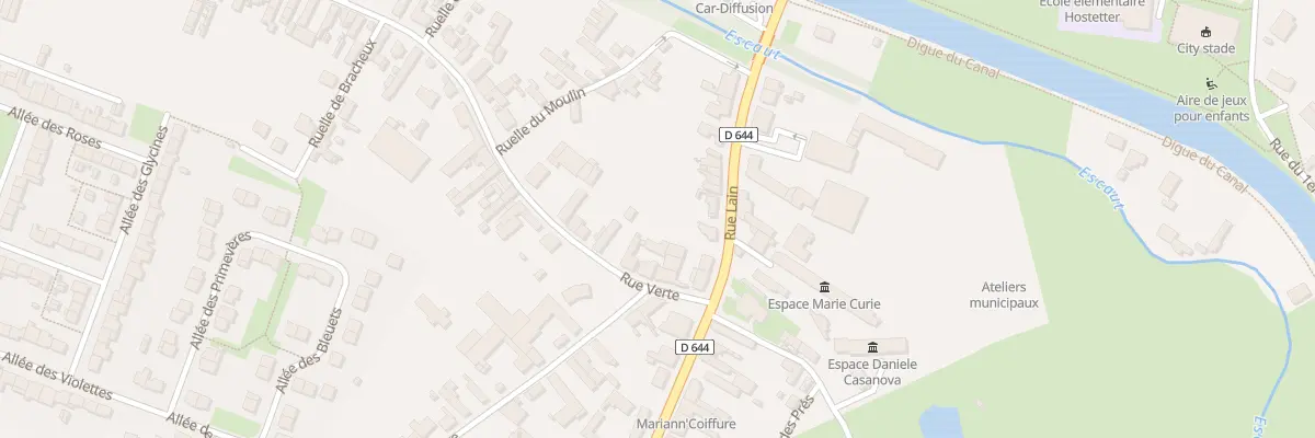 Plan du 6 Rue Verte à Masnières