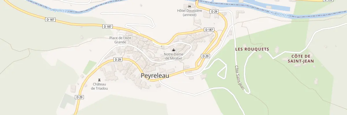 Plan du 5017 Rue de l’Eglise à Peyreleau