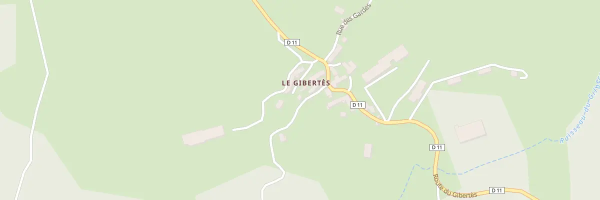 Plan du 5116 Le Gibertes au Buisson