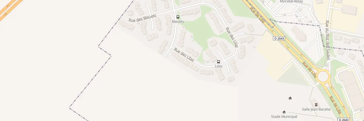Plan du 109 Rue des Lilas à Neuville-Saint-Rémy