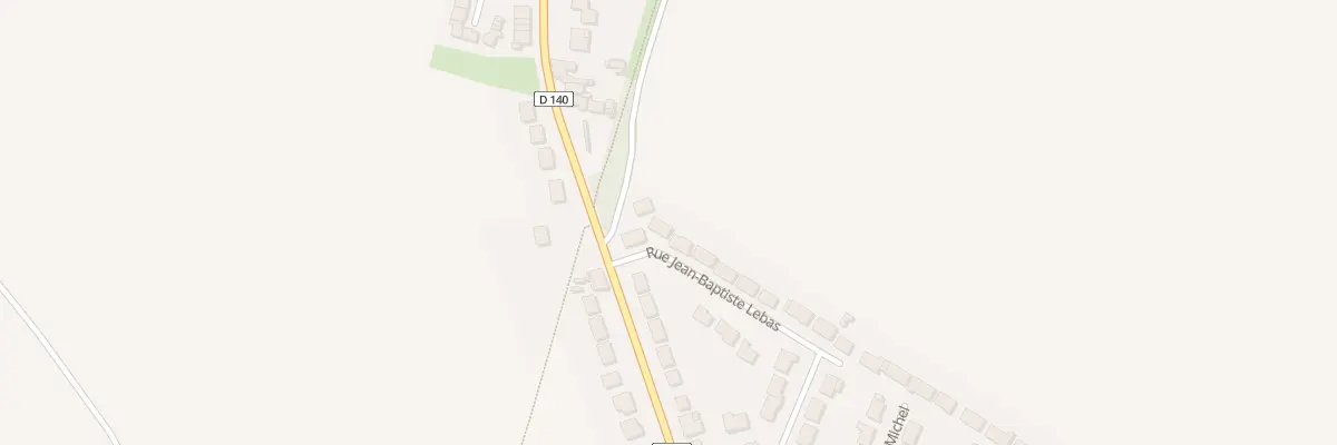 Plan du 33 Rue Jean Baptiste Lebas à Monchecourt