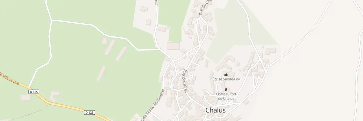 Plan du 5005 Rue du Chaumier à Chalus